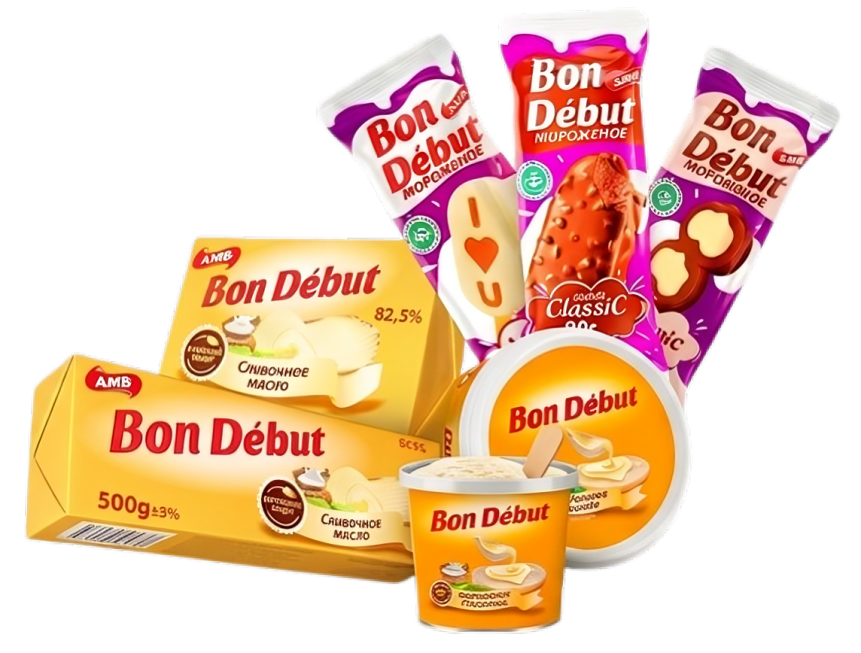 Продукция АМБ — ассортимент молочных продуктов