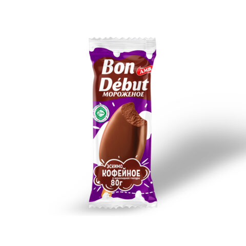 ЭСКИМО	Кофейное в шоколадной глазури 80г