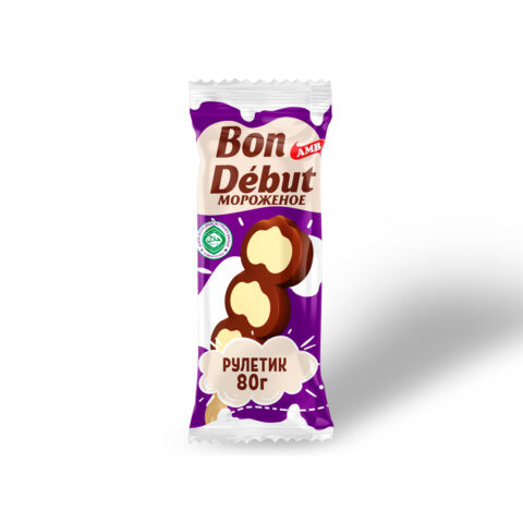 МОРОЖЕНОЕ	РУЛЕТИК 80г