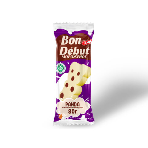 МОРОЖЕНОЕ	PANDA Сливочно шоколадное 80г
